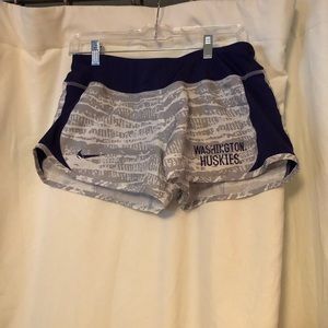 University of Washington running shorts